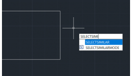 Sử dụng lệnh SELECTSIMILAR trong enjiCAD