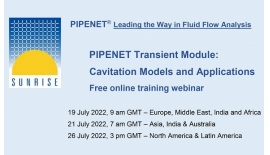 Cavitation Models and Applications – PIPENET Transient – Free training...