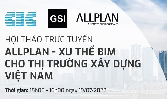Tổ chức thành công hội thảo trực tuyến “Allplan – xu thế BIM cho thị trường xây dựng Việt Nam’’