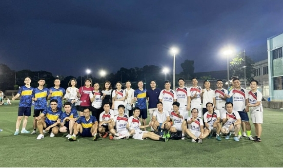 Tập thể CIC và VIWASE tổ chức bóng đá giao lưu giữa hai đơn vị