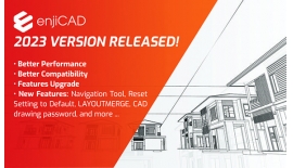 Phần mềm enjiCAD 2023 chính thức phát hành