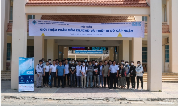 Công ty CIC và Đại học Bách Khoa (ĐH Cần Thơ) tổ chức thành công hội thảo phần mềm enjiCAD và thiết bị dò cáp ngầm RD8200