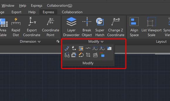Hướng dẫn sử dụng các công cụ Modify trong CAD