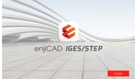 Phần mềm enjiCAD 2024: Cách nhập tệp STEP/IGES
