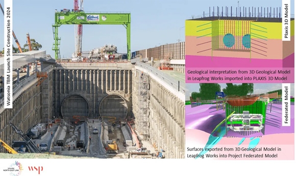 Tối ưu hóa dự án hạ tầng bằng Leapfrog Works, PLAXIS và ProjectWise: Câu chuyện thành công từ North East Link