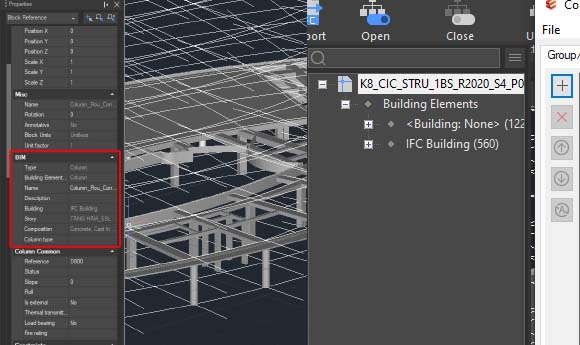 Khai thác sức mạnh BIM trong dự án với enjiCAD 2025: Import/Export IFC, RVT dễ dàng