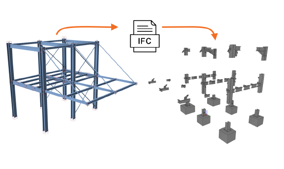 Xuất tệp IFC từ IDEA StatiCa