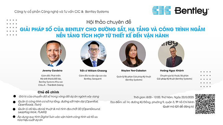 Bentley Digital Solutions for Railways & Infrastructure | May 2025 Workshop | CIC Event