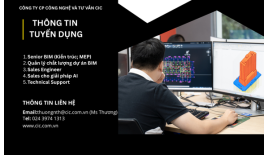 CIC Tuyển Dụng: BIM, AI, Sales Engineer Hỗ Trợ...