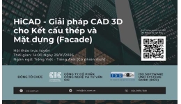 [January 29, 2026] Free Webinar: HiCAD – 3D CAD Solution for Steel Structures and Façade