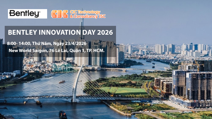 [Sự kiện tháng 4] Bentley Innovation Day 2026 tại TP. Hồ Chí Minh định hình tương lai số cho hạ tầng Việt Nam
