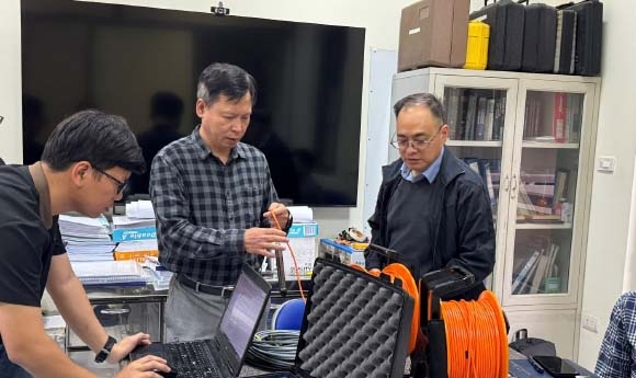 CIC bàn giao thành công thiết bị siêu âm cọc khoan nhồi CHUM cho IBST