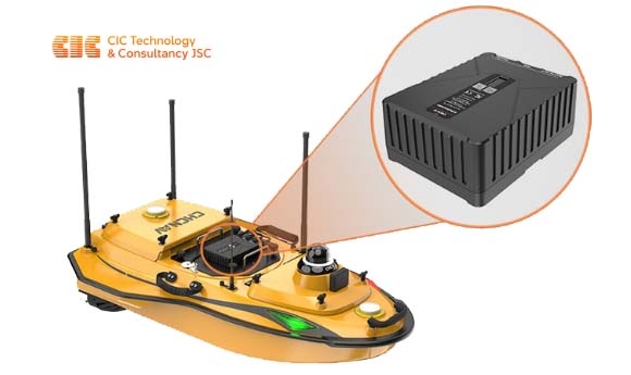CHC Navigation giới thiệu máy đo độ sâu đơn tia tần số kép D60 dành cho đo độ sâu bằng tàu không người lái