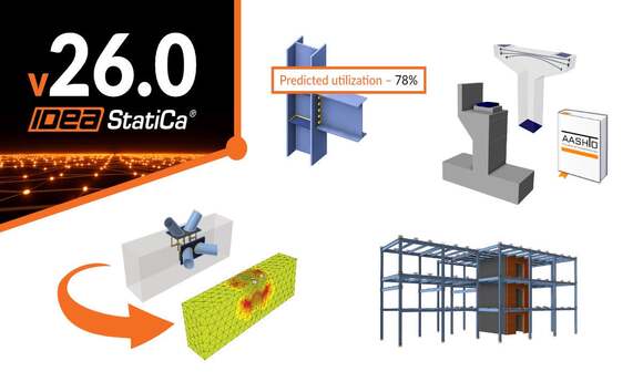 Tính năng mới trong IDEA StatiCa 26.0