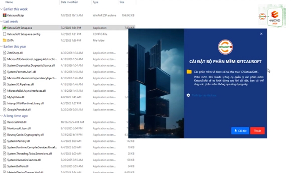enjiCAD và KetcauSoft – Bộ đôi giải pháp CAD & Thiết kế kết cấu tối ưu cho kỹ sư xây dựng