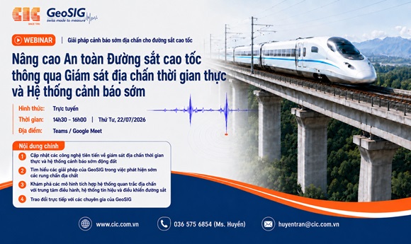 CIC và Hãng GeoSIG (Thụy Sỹ) tổ chức thành công...