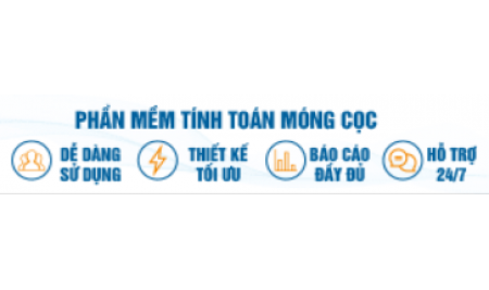 MCW - Phần mềm phân tích, thiết kế móng cọc