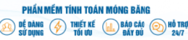 MBW - Phần mềm phân tích, thiết kế móng băng
