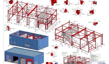 HiCAD-Phần mềm CAD 2D 3D cho cơ khí, kết cấu thép và vách dựng nhôm kính